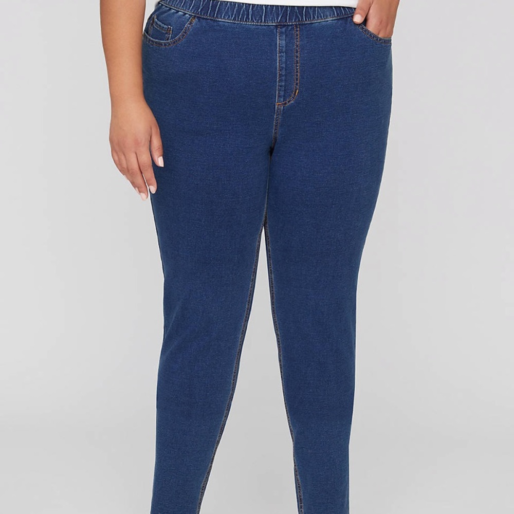 5x NEW Catherines Blue Knit Jean